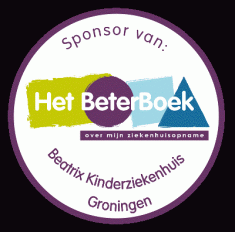 Wij nemen deel aan het maatschappelijke zorgproject "Het BeterBoek" voor de kinderafdeling en dagbehandeling in het Universitair Medisch Centrum Groningen. 
Mede dankzij onze deelname krijgen kinderen die opgenomen of behandeld worden in het Universitair Medisch Centrum Groningen gratis Het BeterBoek uitgereikt!

Het BeterBoek 
Een ziekenhuisopname is voor een kind een ingrijpende gebeurtenis. Zeker voor heel jonge kinderen. Een goede voorbereiding en begeleiding kunnen veel angst en onzekerheid wegnemen. Het BeterBoek helpt hierbij.